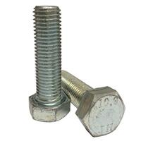 M20-2.5 X 70 mm  Hex Cap Screw. Coarse, Gr. 10.9, DIN 933 (FT), Zinc